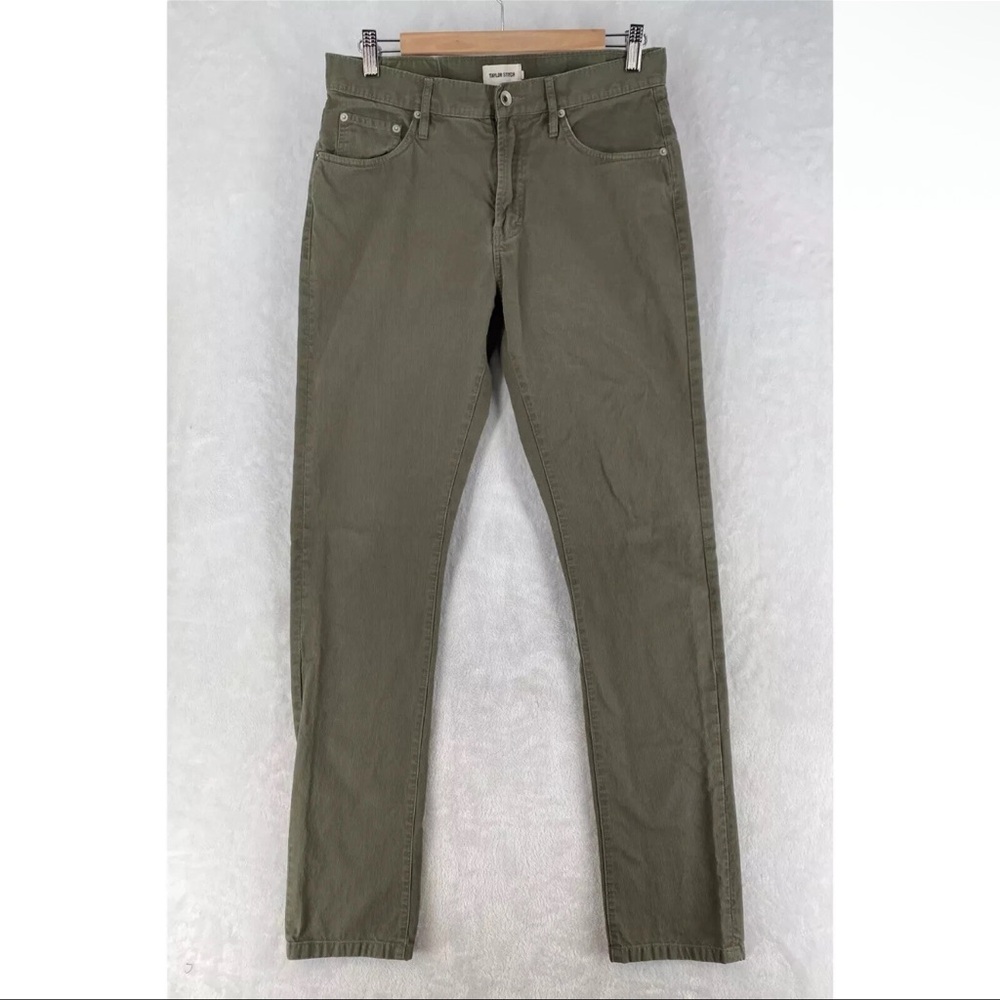 Taylor Stitch | The All Day Pant | Olive Bedford Cord | 31 x 33